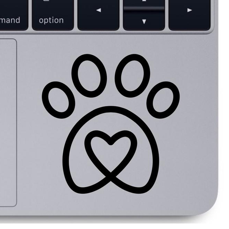 Heart Paw vinyl decal car comp - огляд і ціна Office Furniture Removal
