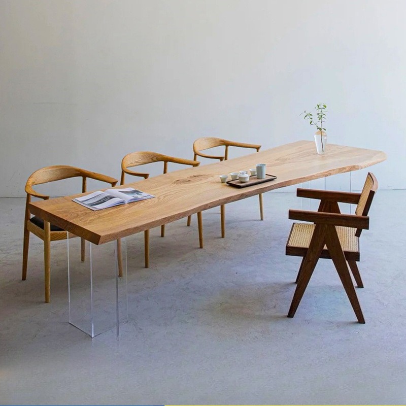 Nordic Solid Wood Acrylic Floa - огляд і ціна Office Furniture Home
