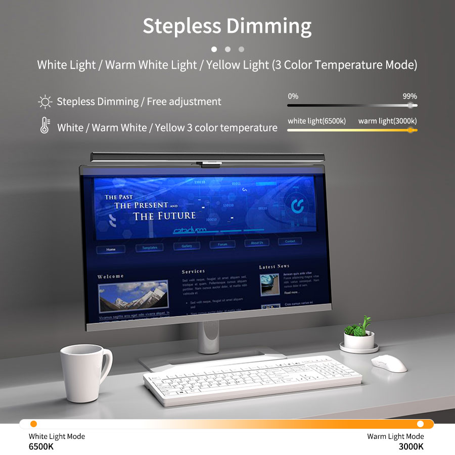 50cm LED Monitor Light Bar Scr - огляд і ціна Office Furniture Used