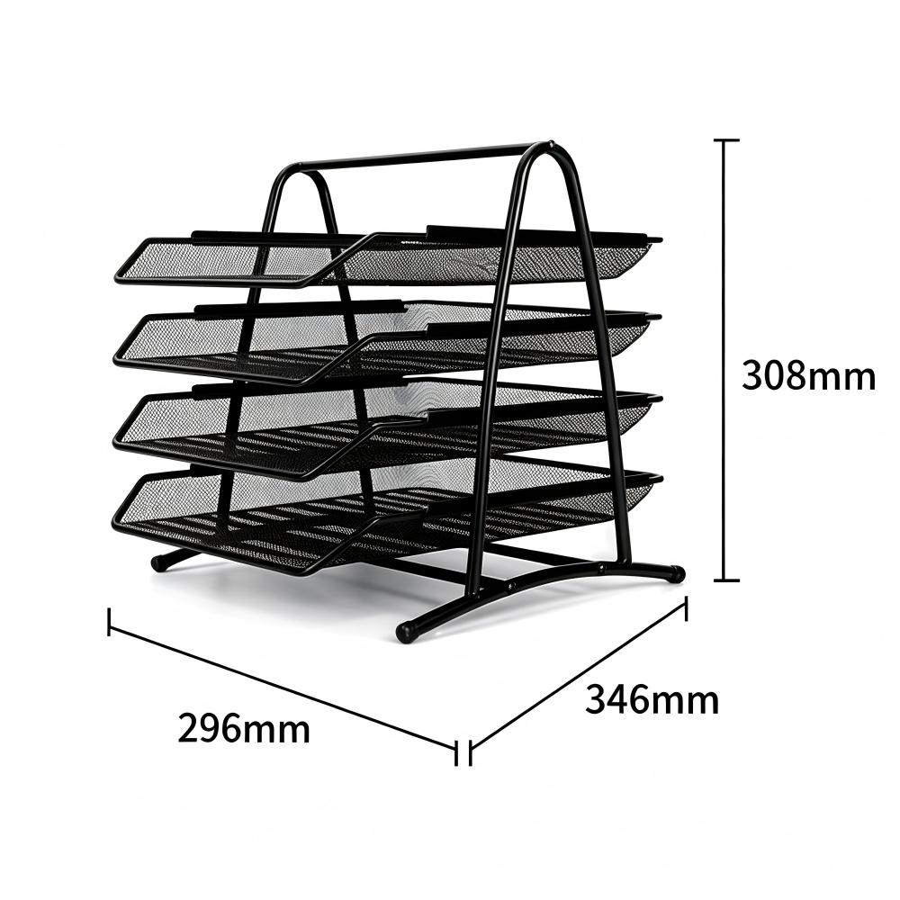 Desktop Iron Mesh File Organiz - огляд і ціна Paper Basket Mesh