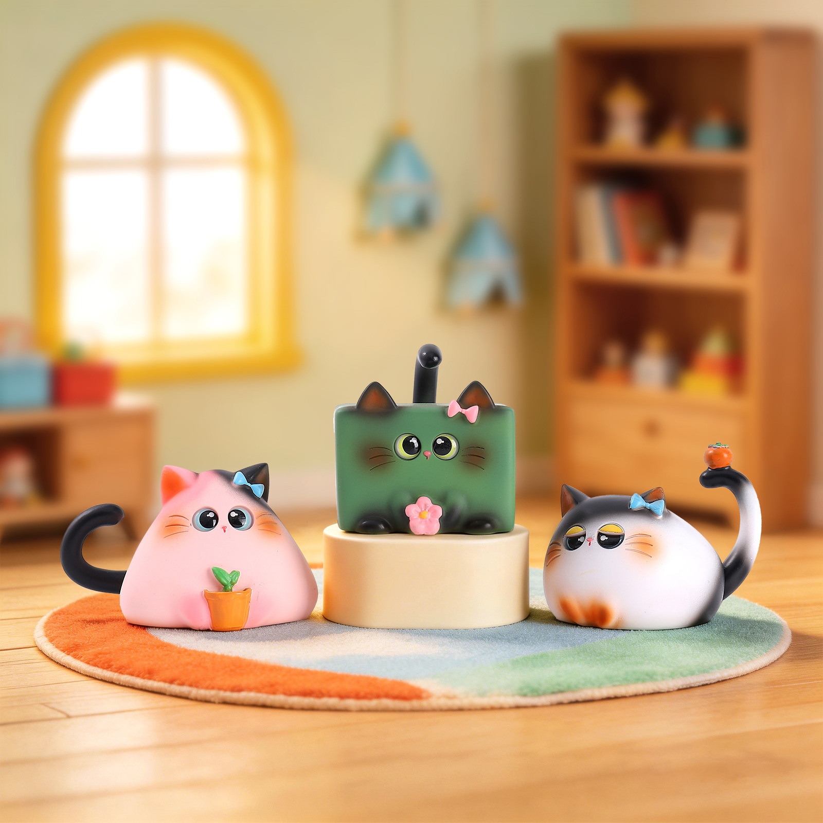 Blind Box Cat Figurine Resin C - огляд і ціна Office Furniture Used