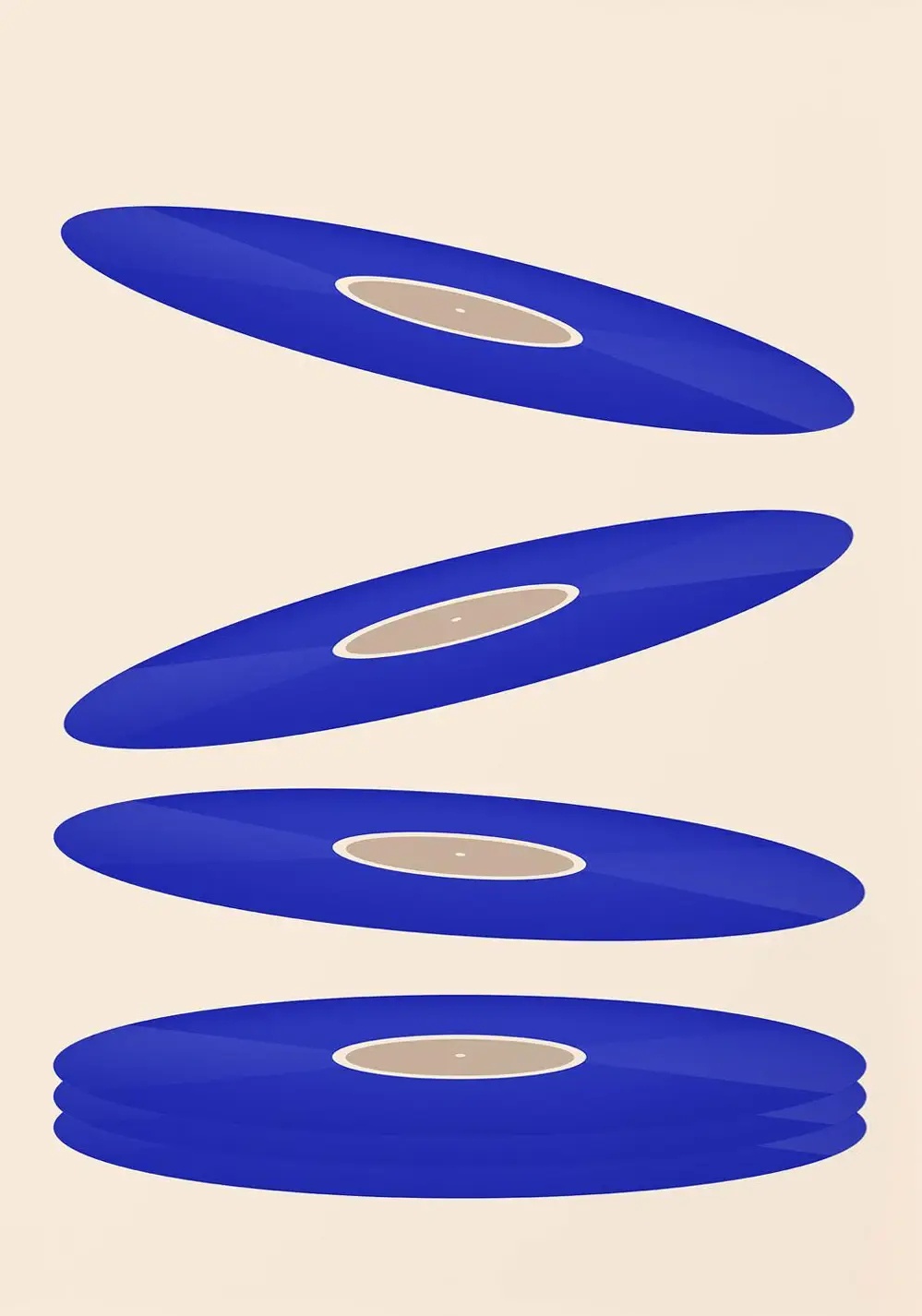 Mid Century Vinyl Record Canva - огляд і ціна Office Furniture Home