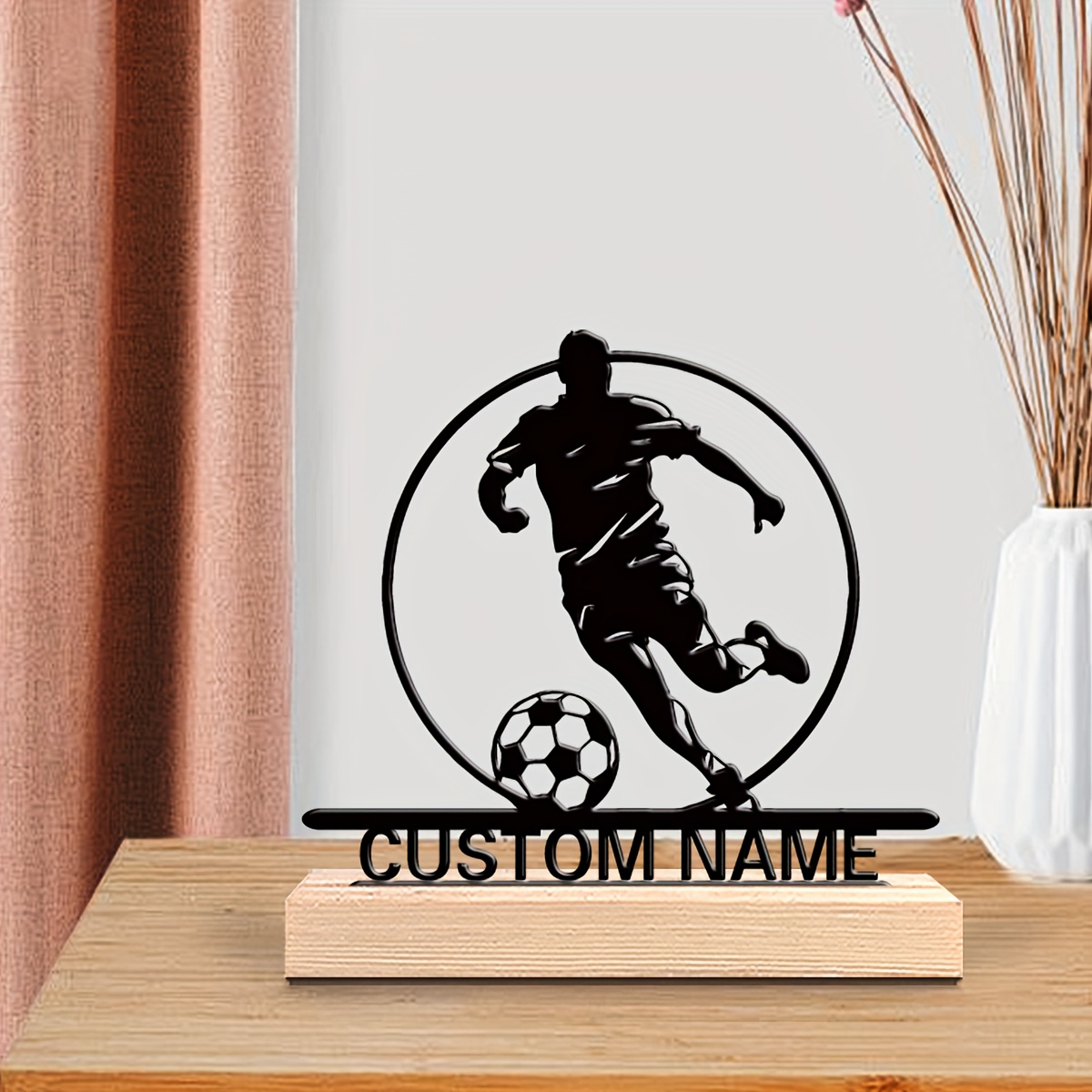 Custom Soccer Player Metal Sta - огляд і ціна Office Furniture Used
