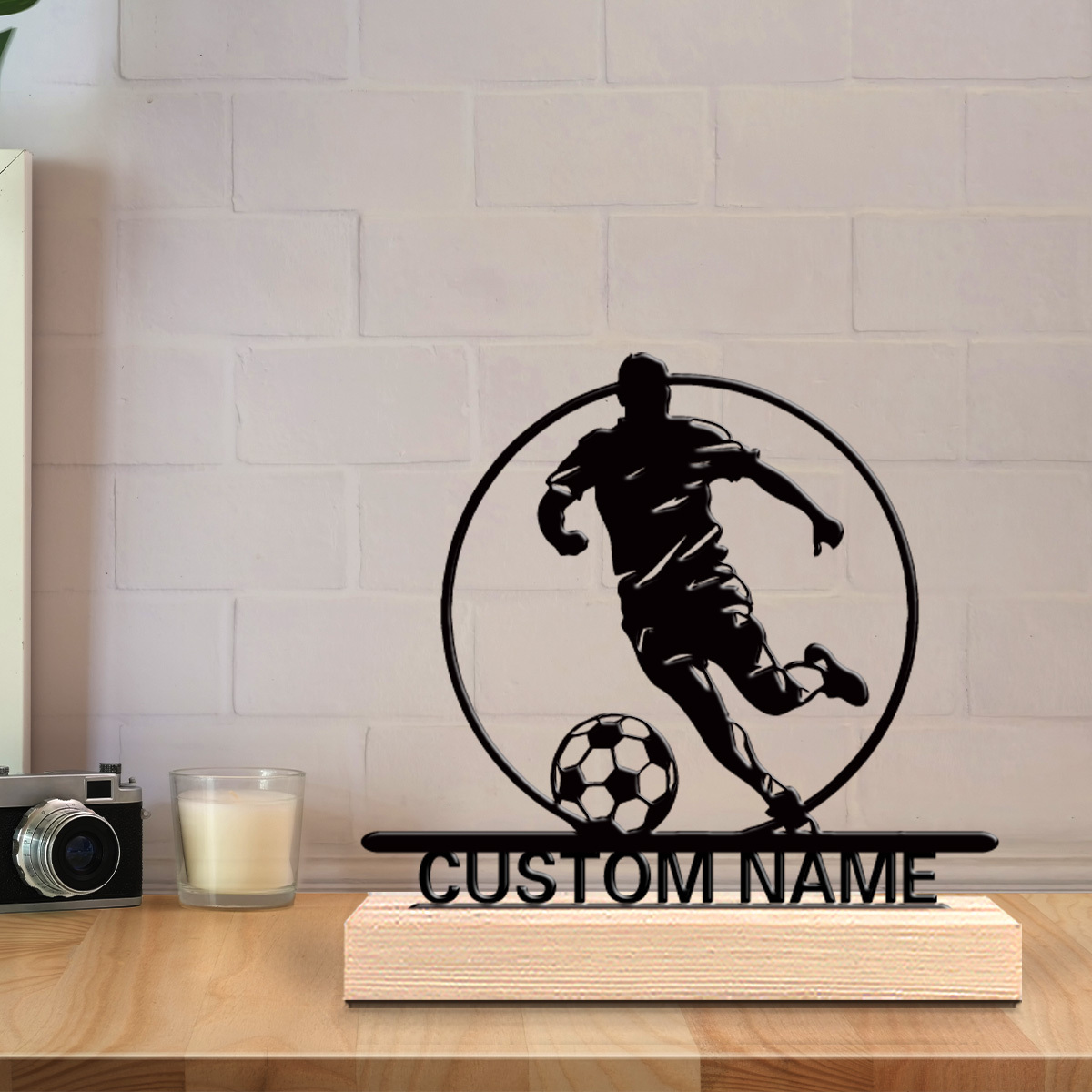 Custom Soccer Player Metal Sta - огляд і ціна Office Furniture Used