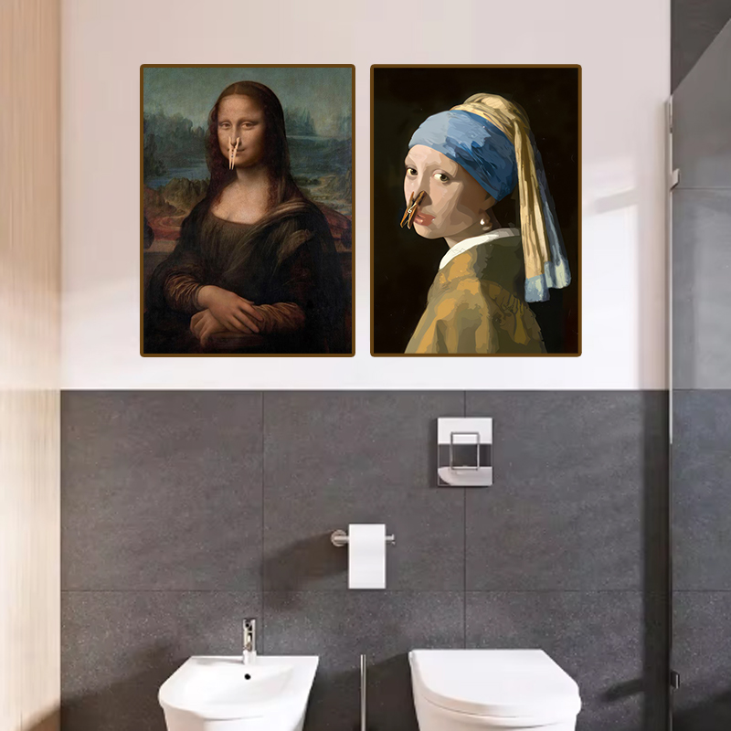 1pc Funny Abstract Bathroom To - огляд і ціна Office Furniture Used