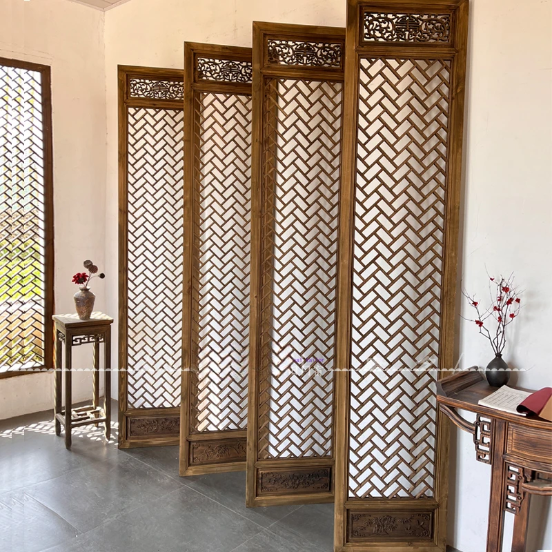 Chinese solid wood hollow latt - огляд і ціна Partition Screen Divider