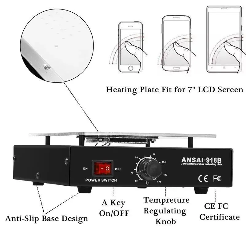 450W Durable 7 inch Phone LCD  - огляд і ціна Partition Screen Divider