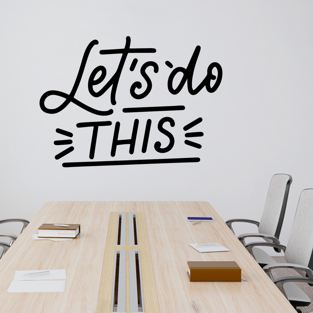 1pc Office Wall Decal Removabl - огляд і ціна Office Furniture Removal